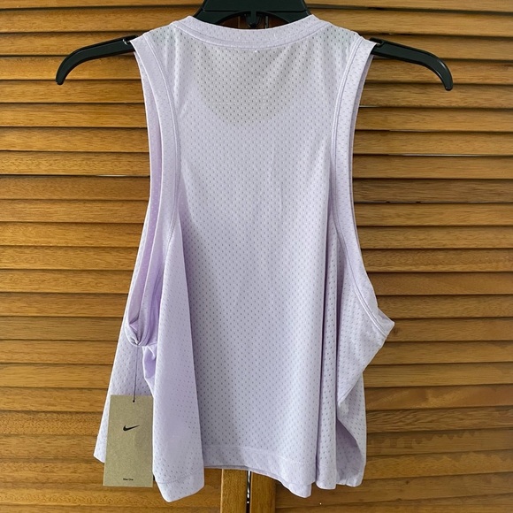 Nike One Dri-Fit Purple Mesh Classic Breathable Athletic Tank Top Sz XL NWT - Picture 6 of 7